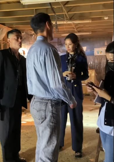 劇中林心如與霍建華對質，林心如就甩了他一巴掌超響亮。（圖／翻攝自楊祐寧臉書）