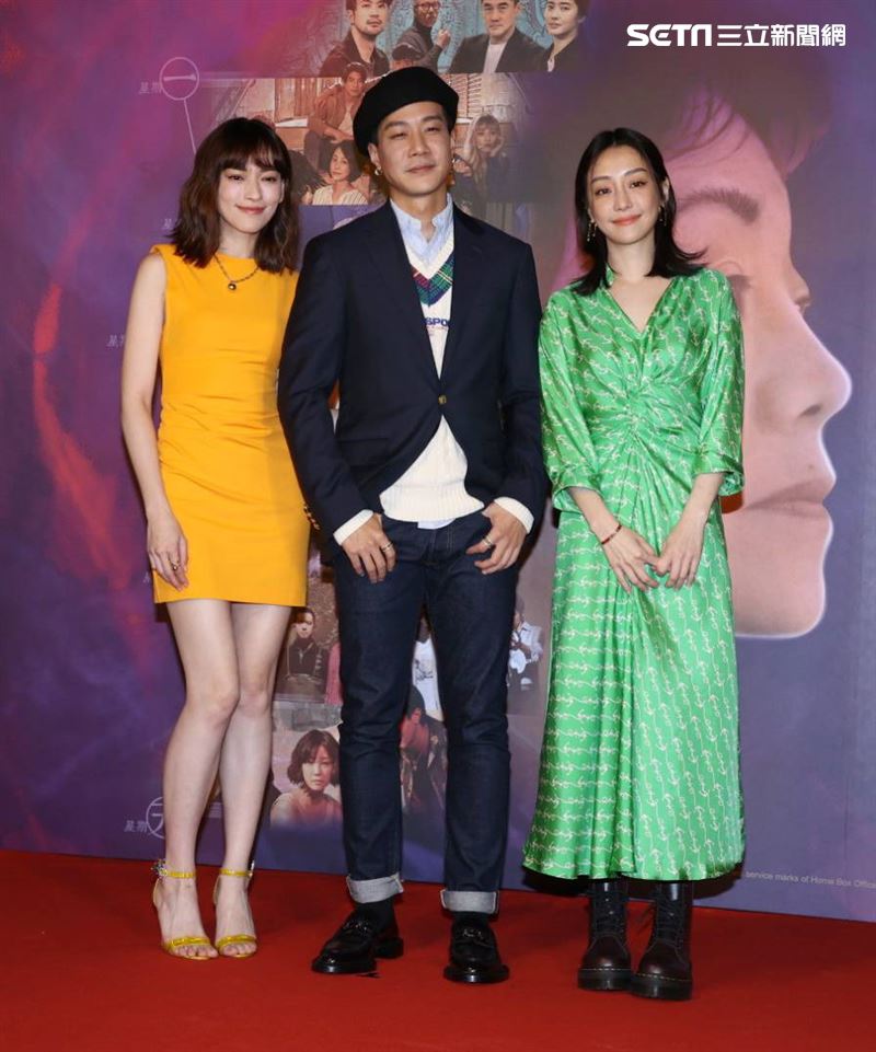 薛仕凌（中）和謝欣穎（右）在劇中有精彩對手戲。（圖／記者邱榮吉攝影）