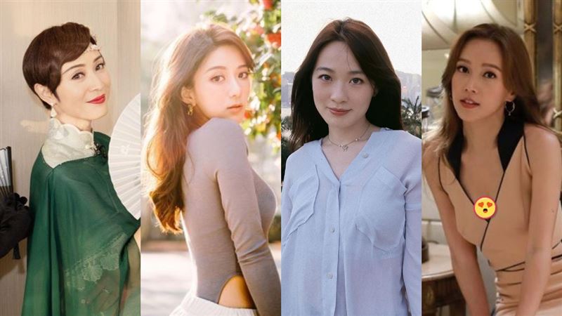 陳法蓉(左起)、陳聖瑜、蔡潔和傅嘉莉傳將出演港版《華燈初上》。(合成圖/翻攝自IG)