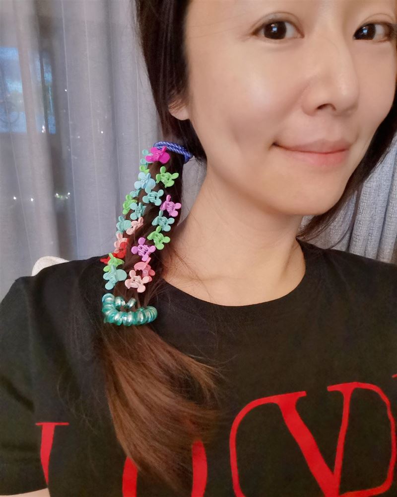 林心如曝光愛女傑作。（圖／翻攝自林心如臉書）