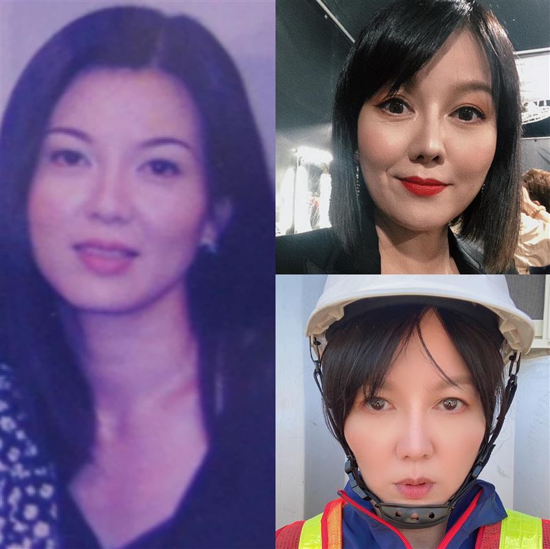 苗可麗曬出25歲和50歲的對比照。（圖／翻攝自苗可麗臉書）