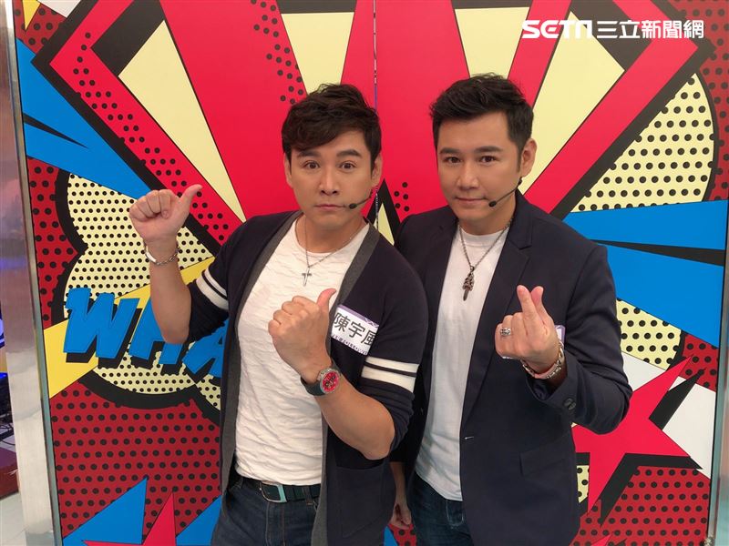 哥哥陳宇風（左）與弟弟陳熙鋒（右）兩人堪稱「台劇雙帥」。（圖／陳熙鋒提供）
