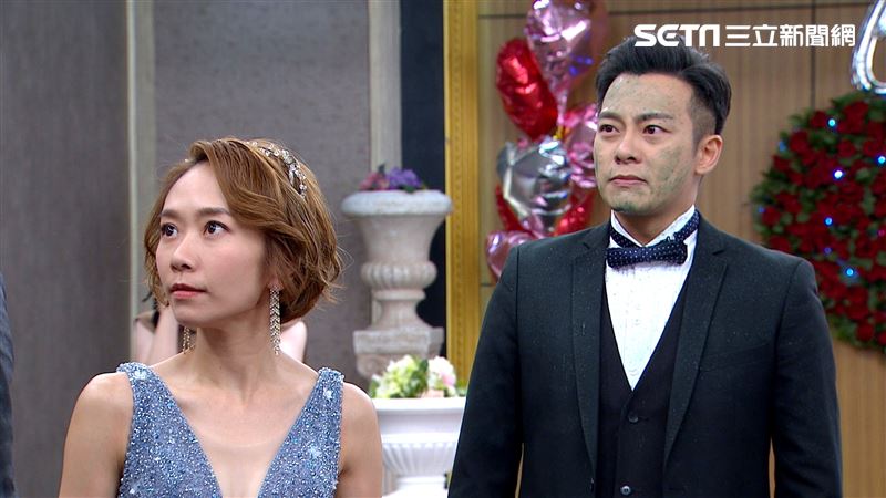 何依霈在劇中和林則希再婚