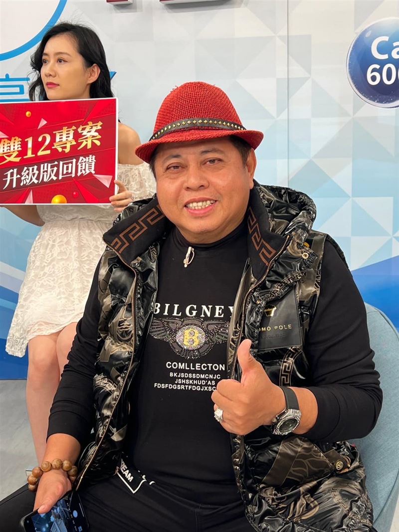 58歲資深男星黑面演出多部台劇，特別受中南部觀眾青睞。（圖／翻攝自黑面臉書）