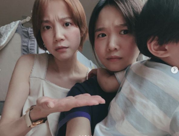 ▲▼嚴正嵐和程予希聚會，兒子也要「參一腳」             。（圖／翻攝自嚴正嵐IG）