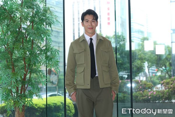 ▲黃少祺出席三立八點檔《願望》男神卡司發布會。(圖/記者林敬旻攝)
