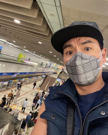 ▲王傳一搭捷運下錯站。（圖／翻攝自王傳一臉書）