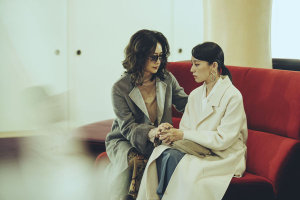 ▲▼未來影集《2049》林子熙（右）與母親劉瑞琪反目 。（圖／myVideo提供）