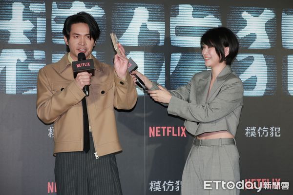 ▲▼模仿犯不快樂聖誕節記者會，姚淳耀、江宜蓉、。（圖／記者周宸亘攝）