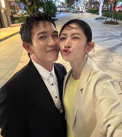 ▲李千娜、黃尚禾參加曾智希、陳志強婚禮。（圖／翻攝自Instagram／n_a_n_a_l_e_e）