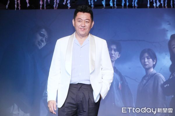 ▲▼Netflix《模仿犯》上線記者會，吳慷仁、柯佳嬿、庹宗華、江宜蓉、夏騰宏。（圖／記者屠惠剛攝）