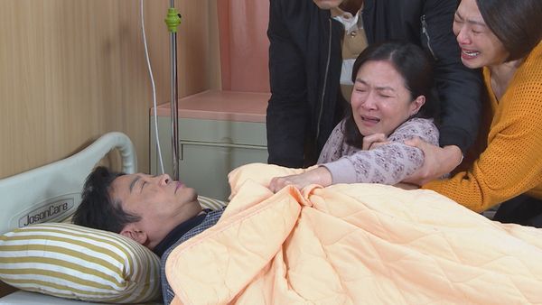 ▲王燦、米可白、謝瓊煖、楊慶煌、劉至翰、侯怡君，在《好運來》中拍攝全家福。。（圖／民視提供）