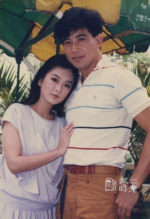 華視八點檔連續劇「煙雨濛濛」。圖為趙永馨（左）與秦漢（右）。圖／聯合報系資料照(郭東泰攝影)
