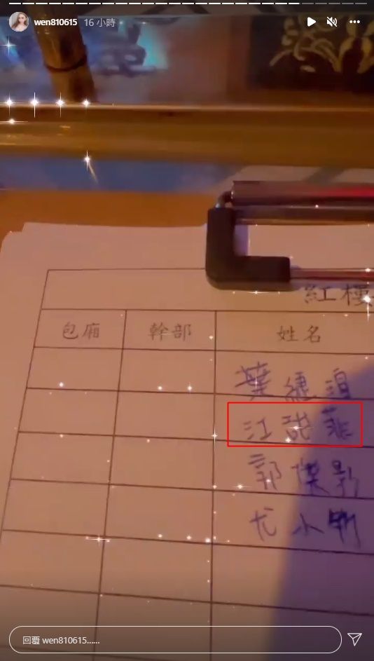 ▲罔腰直奔台中改名! 新名字狂冒「夢幻、甜美」風…先前就曝光過。(圖/翻攝自Instagram/wen810615)