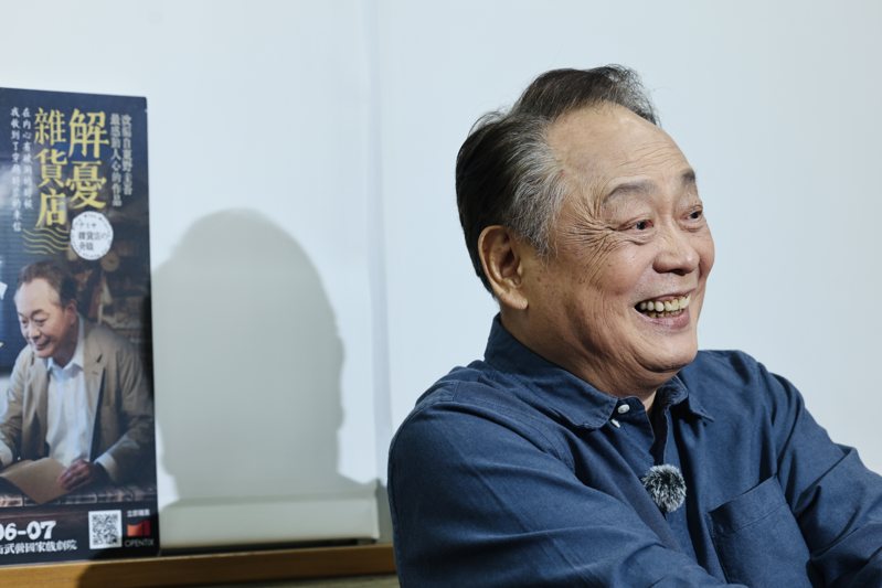 張復建想起當年片酬領現金笑開懷。記者王聰賢/攝影