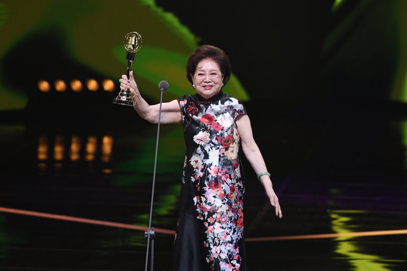 國民阿嬤陳淑芳奪特別貢獻獎。圖/三立提供