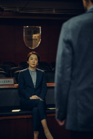 ▲《八尺門的辯護人》法務部長陳令秋(潘儀君飾演) 。(圖/鏡文學提供)