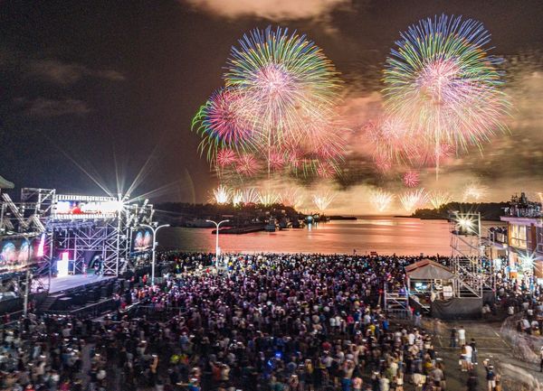 ▲▼2022台南將軍吼音樂節煙火秀。(圖/台南市政府觀光旅遊局提供)