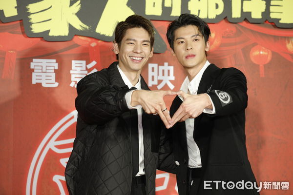 ▲▼《關於我和鬼變成家人的那件事》首映會今天(2/7)假松仁威秀影城放映，該劇監製金百倫、吳明憲、導演程偉豪及劇中主要演員許光漢、林柏宏、王淨、蔡振南、王滿嬌、庹宗華共同出席。同時今天也是王淨的生日，劇組特別準備警車翻糖蛋糕為她慶生。（圖／記者湯興漢攝）
