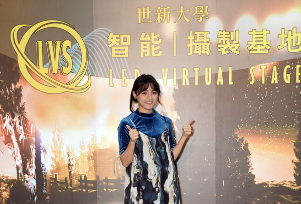 ▲世新大學「LVS智能攝製基地」。游小白、Dora、王上菲、林芷芸。（圖／世新大學提供）