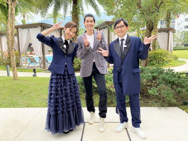 ▲▼黃子佼、Lulu邀請李玉璽擔任婚禮歌手。（圖／東森提供）