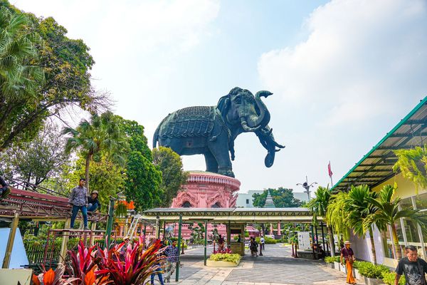▲▼曼谷三頭象神博物館Erawan Museum。（圖／部落客混血珊莎的奇幻旅程授權提供）
