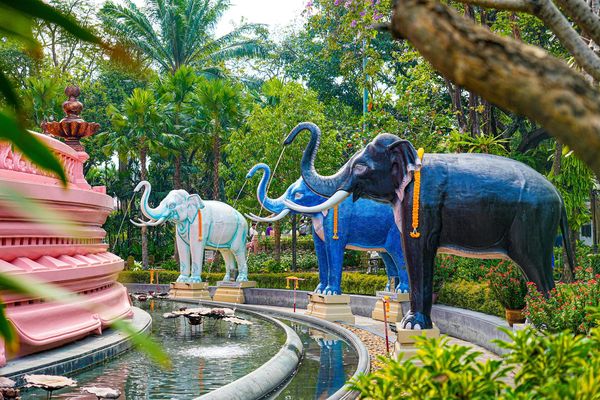 ▲▼曼谷三頭象神博物館Erawan Museum。（圖／部落客混血珊莎的奇幻旅程授權提供）