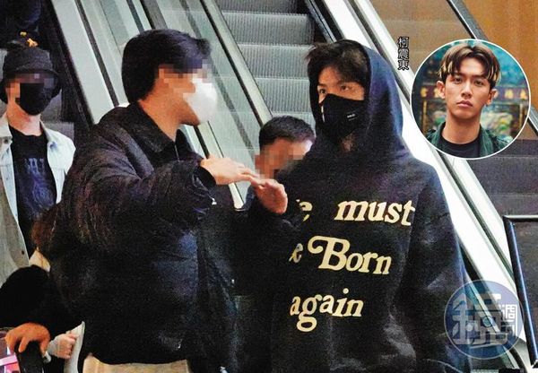 【帥臉破相閒不住】柯震東縫30針放封趴趴走　口罩帽T包緊緊「不給看臉」