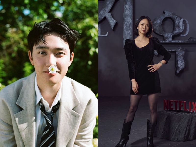 ▲《不能說的秘密》D.O.、元真兒。(圖/翻攝自EXO Facebook、Netflix)
