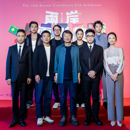 ▲「兩岸電影展」主委導演朱延平特邀大陸演員張譯、魏晨、大鵬,還有台灣男星王大陸等影人一同出席。(圖/兩岸電影展提供)