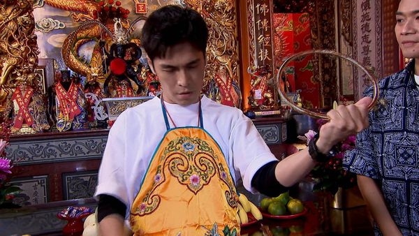 ▲▼ Gino演太子爺乩身 。(圖/三立提供)