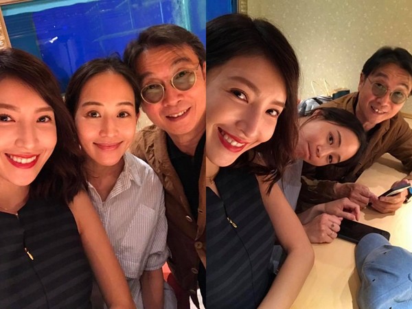 ▲▼楊謹華曬出合照，3大女神合體網跪了。（圖／翻攝自臉書／楊謹華）