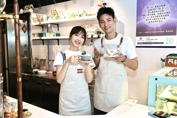 ▲楊子儀、林玟誼出席《阿松與阿暖》活動。（圖／民視提供）