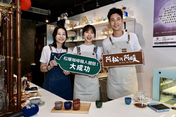 ▲楊子儀、林玟誼出席《阿松與阿暖》活動。（圖／民視提供）