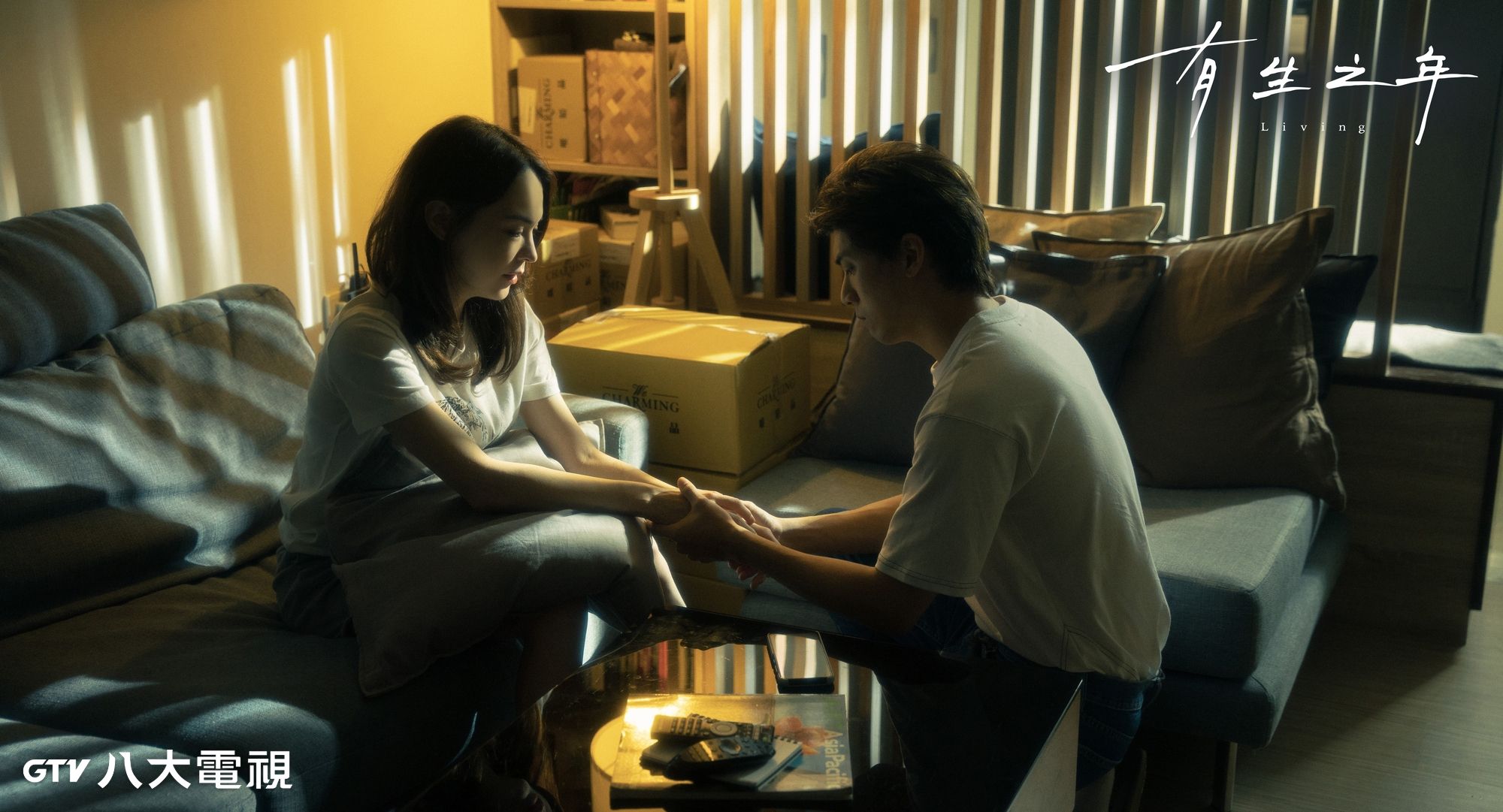 ▲《有生之年》兄弟前後愛上同一人，林哲熹「太大膽」與吳慷仁前女友談戀愛。（圖／八大提供）
