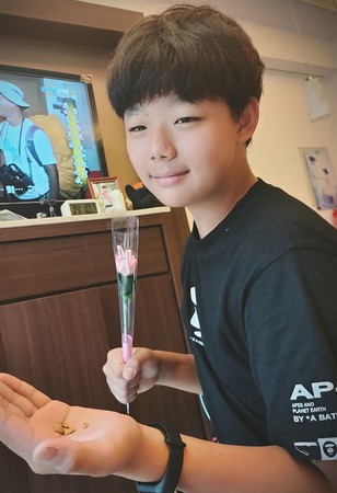 ▲「曾正雄」闕小佑長大了。（圖／翻攝自Facebook／闕小佑 不是小胖是帥氣哥）