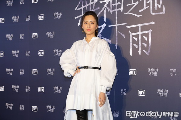 ▲▼末日愛情影集《無神之地不下雨》卡司發布會，主要演員曾之喬、傅孟柏、顏毓麟、鄭元暢、柯佳嬿共同出席。圖／記者湯興漢攝）