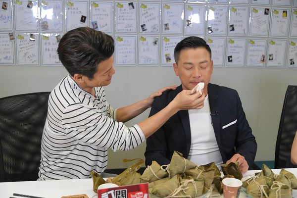 ▲▼江宏恩、陳志強慶端午             。（圖／三立提供）