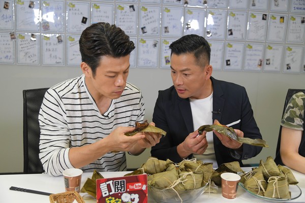 ▲▼江宏恩、陳志強慶端午             。（圖／三立提供）