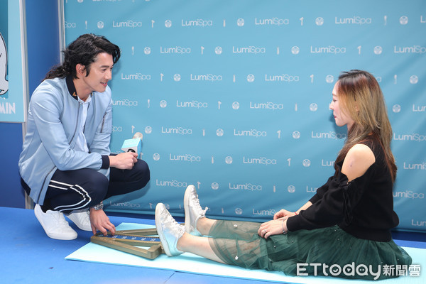 ▲▼吳慷仁LumiSpa X 嚕嚕米美肌快閃店新動店長活動。(圖/記者周宸亘攝)