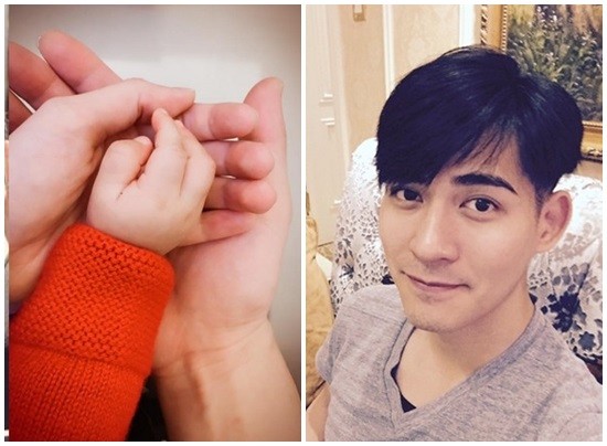 ▲周渝民2015年宣布結婚,隔年8月喜得一女。(圖/翻攝自周渝民微博、喻虹淵臉書) ▲周渝民2015年宣布結婚,隔年8月喜得一女。(圖/翻攝自周渝民微博、喻虹淵臉書)