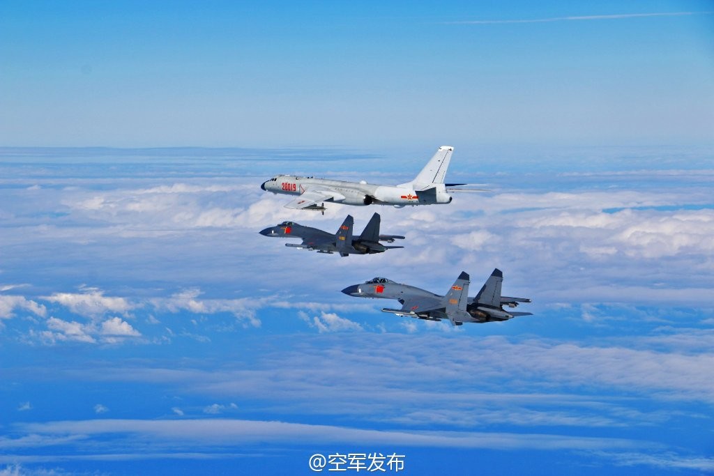 軍機繞台「合法合理合情」 中共空軍:計畫持續執行!(圖/翻攝空軍發布)