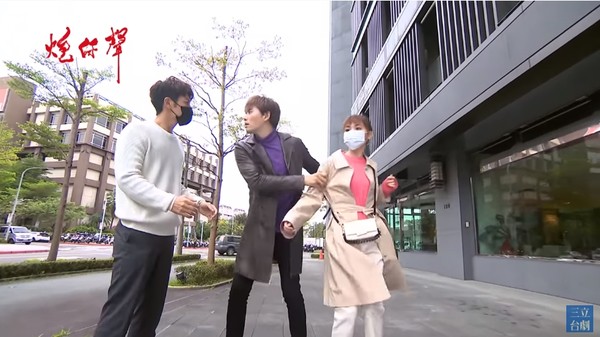 ▲▼《炮仔聲》拍戲防疫，3角色同框吵架2人戴口罩。（圖／翻攝自YouTube／三立台劇）