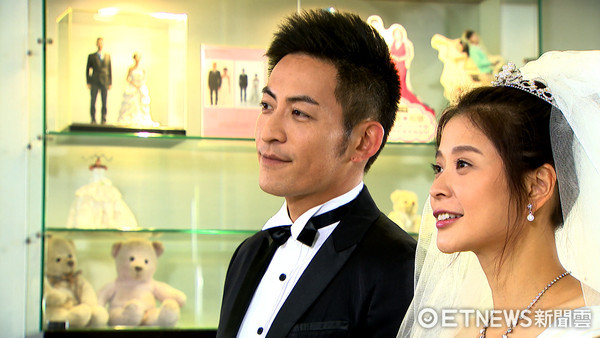 ▲李燕戲中和趙駿亞結婚。（圖／三立）