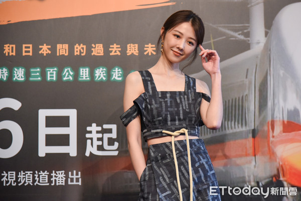 ▲邵雨薇出席路台灣Express記者會。（圖／記者林敬旻攝）