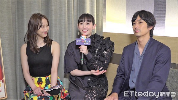 ▲▼日本電影《讓女性心情轉好的方法》演員松井玲奈、早見朱莉、平岡祐太專訪。（圖／記者徐斌慎攝）