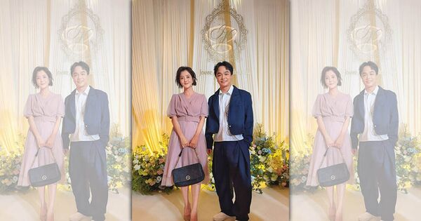 李亮瑾（左）和張峰奇（右）結婚7年，如今育有2子。（李亮瑾提供）